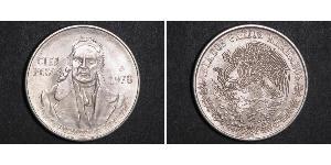 100 Peso Second Federal Republic of Mexico (1846 - 1863) Silber 