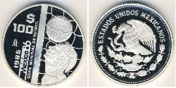 100 Peso United Mexican States (1867 - ) Silver 