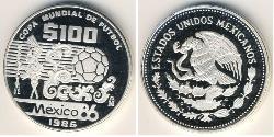 100 Peso United Mexican States (1867 - ) Silver 