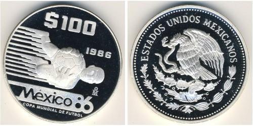 100 Peso United Mexican States (1867 - ) Silver 