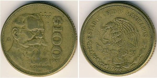 100 Peso México (1867 - )  