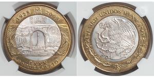 100 Peso 墨西哥 銀 