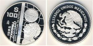 100 Peso 墨西哥 銀 