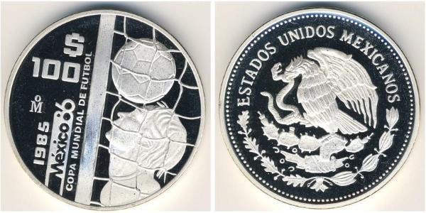 100 Peso 墨西哥 銀 