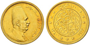 100 Piastre Egitto (1953 - ) Oro Fuad I d