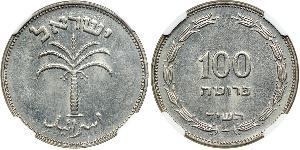 100 Pruta Israel (1948 - ) Copper/Nickel 