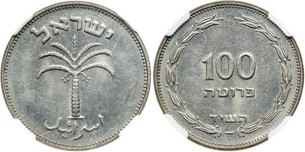 100 Pruta Israel (1948 - ) Copper/Nickel 