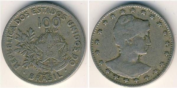 100 Reis Brazil Copper/Nickel 