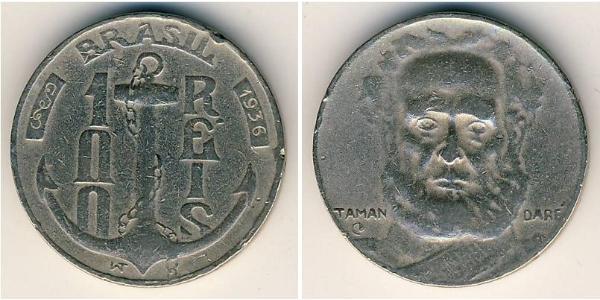 100 Reis Brazil Copper/Nickel 