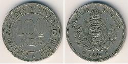 100 Reis Empire of Brazil (1822-1889) Copper/Nickel 