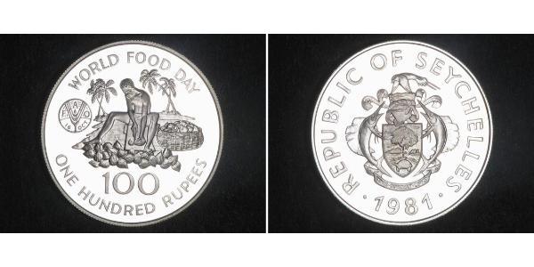 100 Rupee Seychelles Silver 