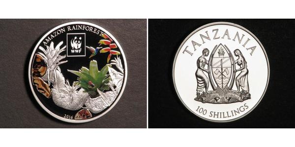 100 Shilling Tanzanie Argent 