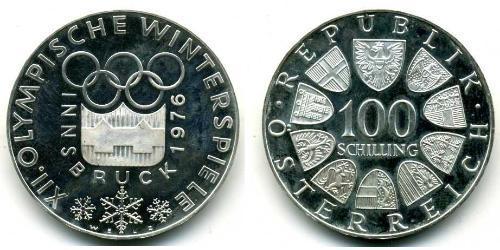 100 Shilling Republic of Austria (1955 - ) Argento 