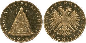 100 Shilling Federal State of Austria (1934-1938) Gold 