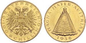 100 Shilling Federal State of Austria (1934-1938) Gold 