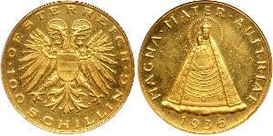 100 Shilling Federal State of Austria (1934-1938) Gold 