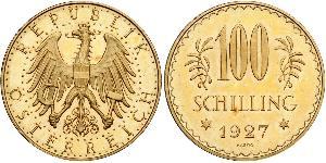 100 Shilling First Austrian Republic (1918-1934) Gold 