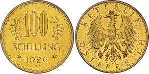100 Shilling Prima repubblica austriaca (1918-1934) Oro 