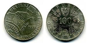 100 Shilling Republik Österreich (1955 - ) Silber 