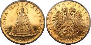 100 Shilling Federal State of Austria (1934-1938) 金 