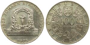 100 Shilling 奥地利 銀 