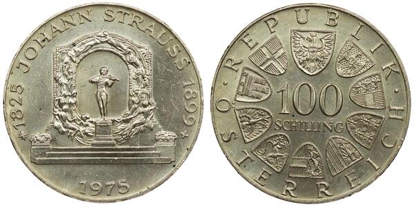 100 Shilling 奥地利 銀 