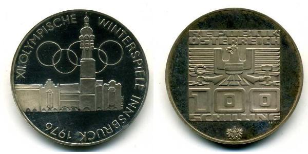 100 Shilling 奥地利 銀 