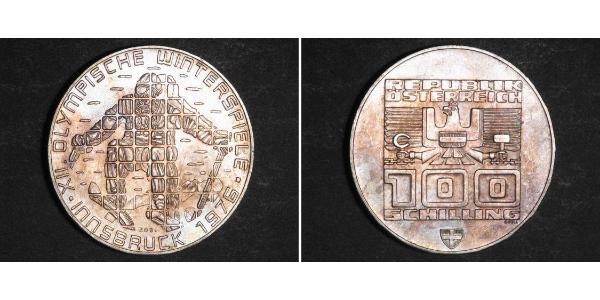 100 Shilling 奥地利 銀 