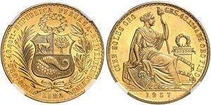 100 Sol Peru Gold 
