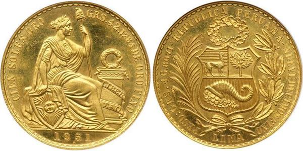 100 Sol Peru Gold 