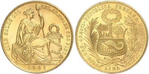 100 Sol Perù Oro 