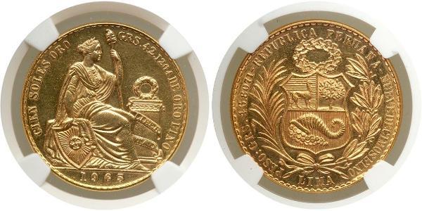 100 Sol Perú Oro 