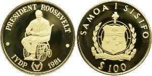 100 Tala Samoa 金 