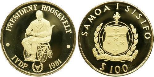 100 Tala Samoa 金 