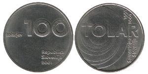 100 Tolar Slovenia 銅/镍 