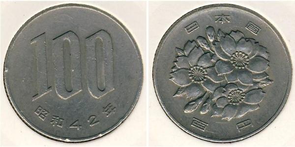 100 Yen Japan Copper/Nickel 