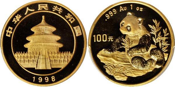 100 Yuan China Gold 