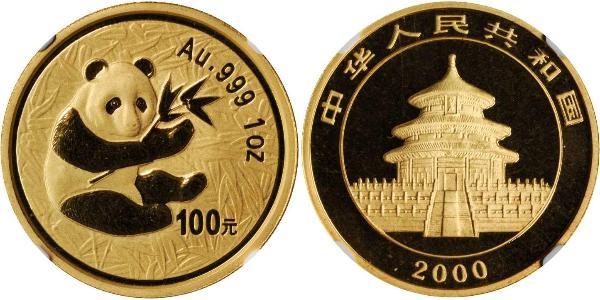 100 Yuan China Gold 