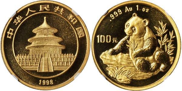 100 Yuan China Gold 