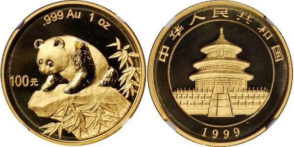 100 Yuan China Gold 