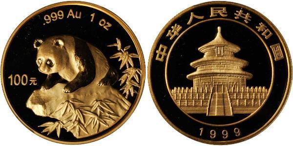 100 Yuan China Gold 