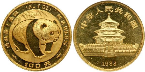 100 Yuan China Gold 