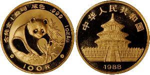 100 Yuan Volksrepublik China Gold 