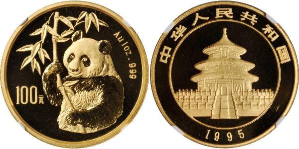 100 Yuan Chine Or 