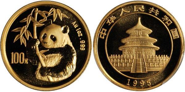 100 Yuan Chine Or 