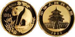 100 Yuan Cina Oro 