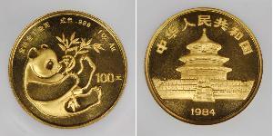 100 Yuan Cina Oro 