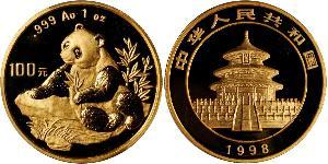 100 Yuan Cina Oro 