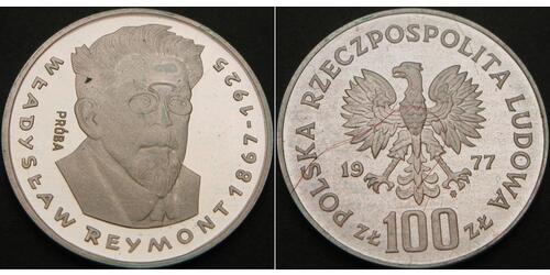 100 Zloty Pologne Argent 