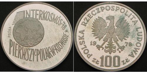 100 Zloty Pologne Argent 